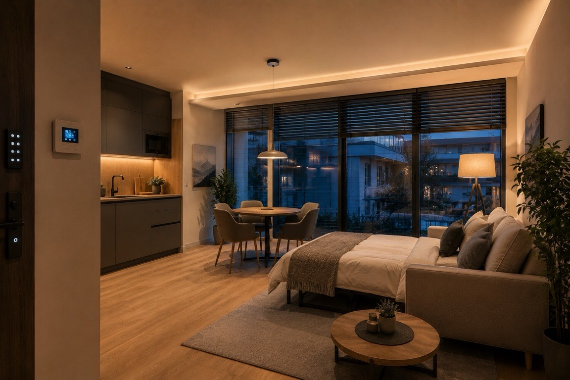 Apartment mit Self-Check-in und smarter Fernsteuerung